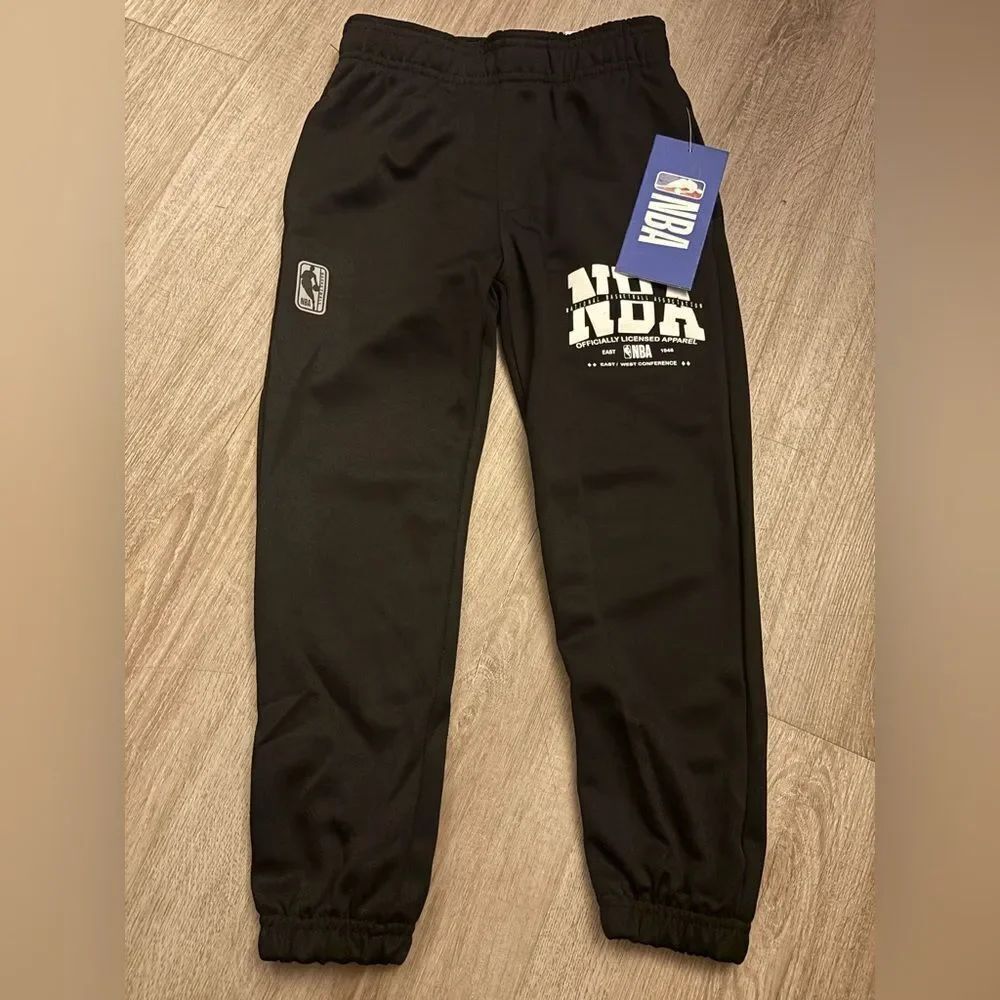NBA Kids Black Jogger Pants